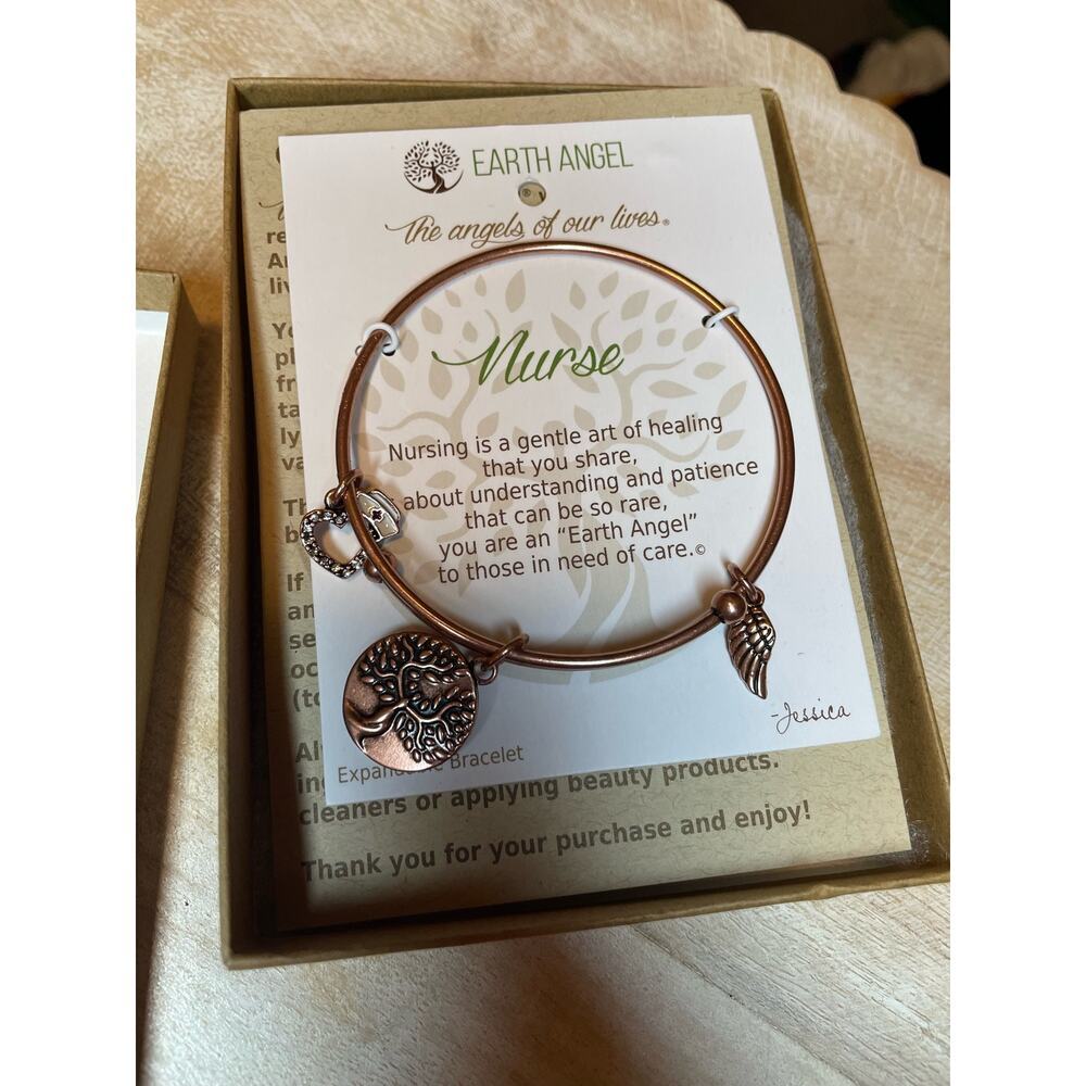 ￼New in‎ Box Earth Angel Nurse Bracelet- so special for the nurse in your life!